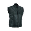 A Comprehensive Display of Front Side of Our Leather Vest SS-201