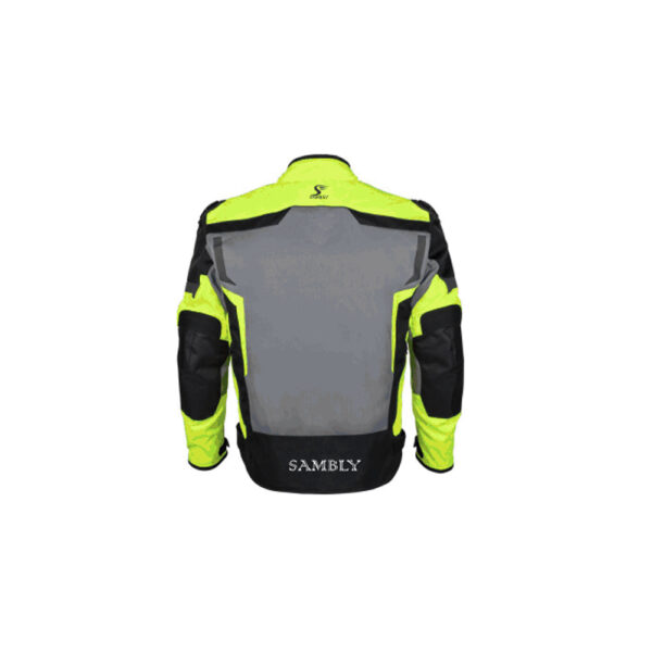 Comprehensive Back Views of the Textile Jacket SS-532 by Sambly Sports