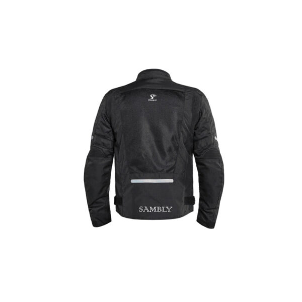 Comprehensive Back Views of the Textile Jacket SS-533 by Sambly Sports