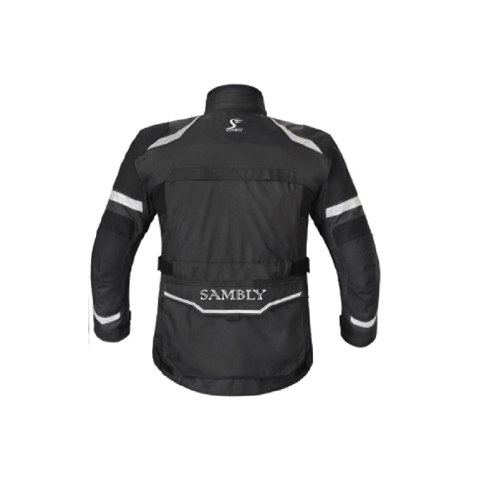 Comprehensive Back Views of the Textile Jacket SS-530 by Sambly Sports