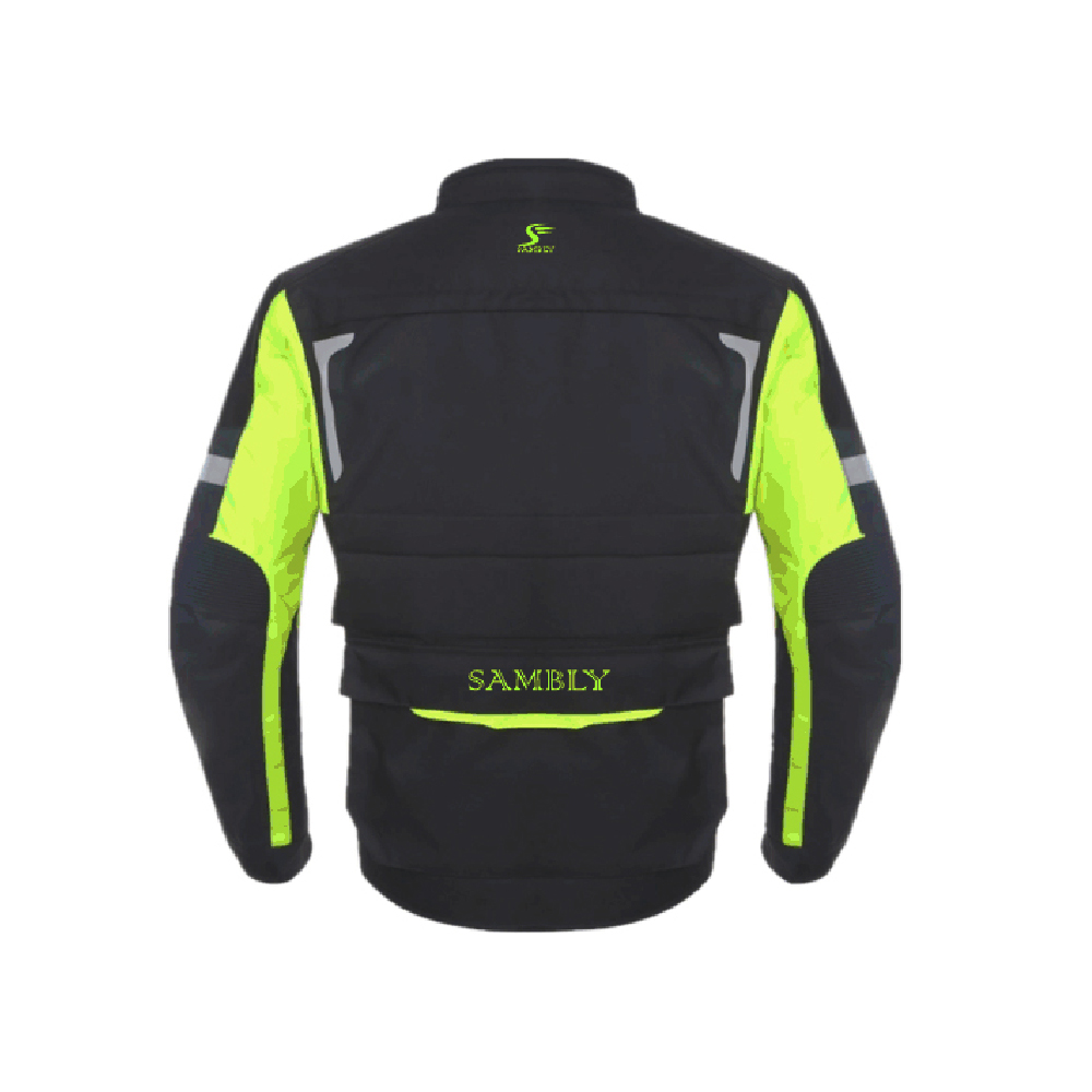 Comprehensive Back Views of the Textile Jacket SS-543 by Sambly Sports