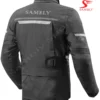 Back view of the Motorbike Textile Jacket SS-505 by Sambly Sports
