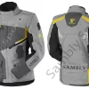 Front and Back view of the Motorbike Textile Jacket SS-508 by Sambly Sports