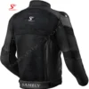 Back view of the Motorbike Racing Textile Jacket SS-519 by Sambly Sports