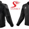 Front and Back view of the Motorbike Racing Jacket SS-519 by Sambly Sports