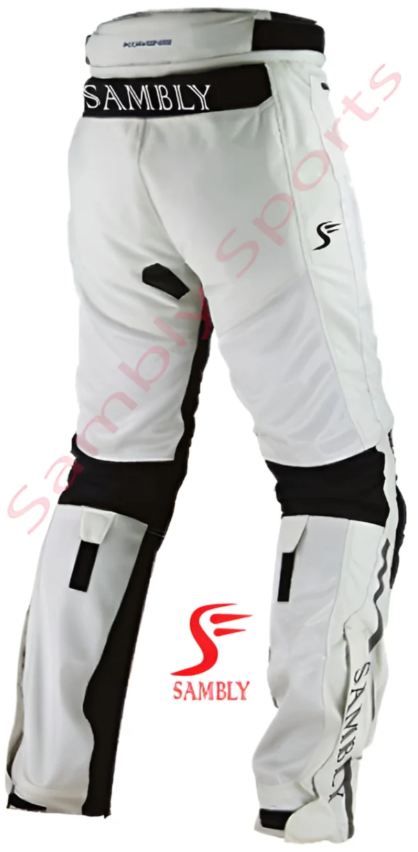 Back View of the Motorbike Textile Pants SS-605 by Sambly Sports