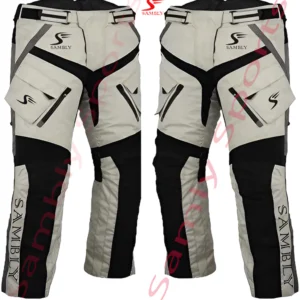 Front and Back View Motorbike Textile Pants SS-608 by Sambly Sports