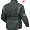 Back view of the Motorbike Textile Jacket SS-514 by Sambly Sports