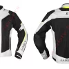 Front and Back view of the Motorbike Textile Jacket SS-515 by Sambly Sports