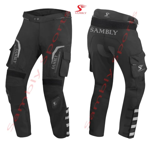 Front and Back View Textile Pants SS-613 by Sambly Sports