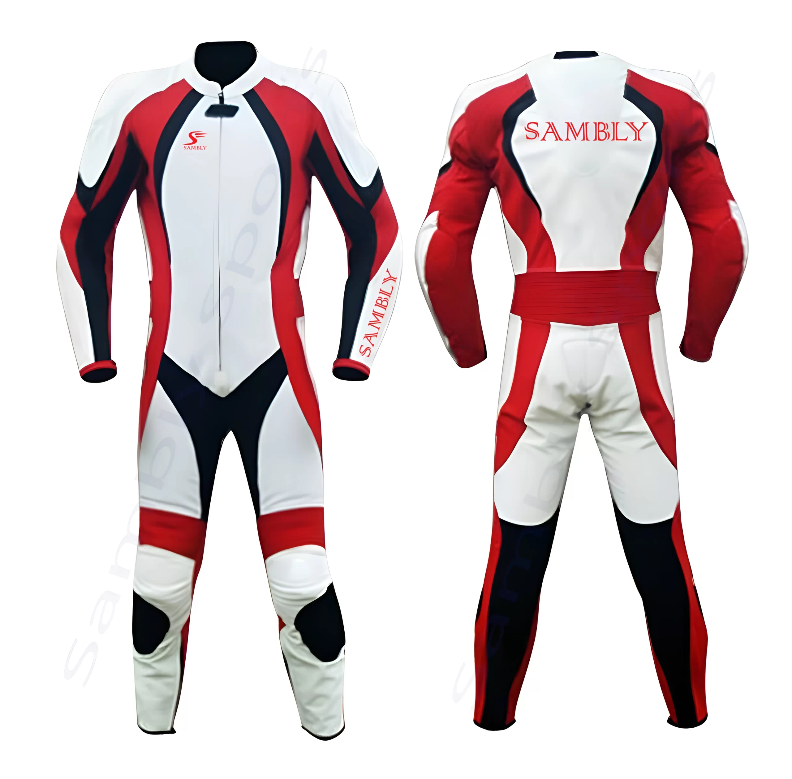 Highly Customizable Motorbike racing Leather Suit SS-106 by Sambly Sports